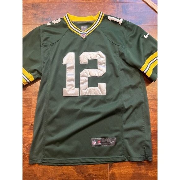 Nike Authentic On Field Aaron Rodgers Green Bay Packers NFL Jersey Adult Size L - Picture 1 of 9